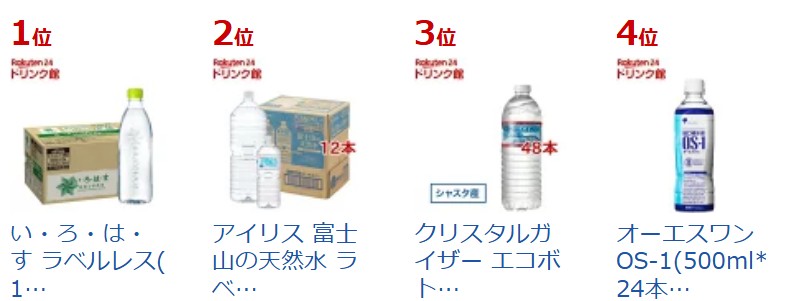 �N���X�^���K�C�U�[ ��( 500ml�~48�{��)���T�C�g